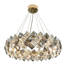 GobekUsa Crystal Chandelier: High-End LED Pendant Light for Living Room, Dining Room & Kitchen