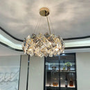 GobekUsa Crystal Chandelier: High-End LED Pendant Light for Living Room, Dining Room & Kitchen