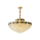 GobekUsa Crystal Chandelier: High-End Luxury Lighting for Living Room, Restaurant & More