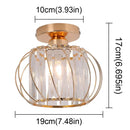 GobekUsa Crystal Chandelier Lantern Pendant Light Fixture for Modern Home Décor