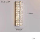 GobekUsa Crystal Chandelier: LED Ceiling Dining Room Lighting for Long Table Decor