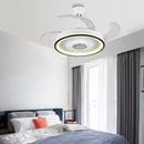 GobekUsa Crystal Chandelier LED Ceiling Fan with Remote Control Switch