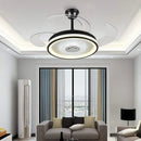 GobekUsa Crystal Chandelier LED Ceiling Fan with Remote Control Switch