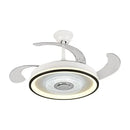 GobekUsa Crystal Chandelier LED Ceiling Fan with Remote Control Switch