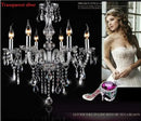 GobekUsa Crystal Chandelier LED Ceiling Pendant Lamp Fixture for Modern Indoor Decor