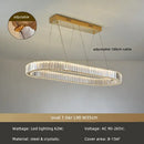 GobekUsa Crystal Chandelier: LED Dimmable Pendant Light for Stairs, LED Luminaria Fixture