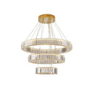 GobekUsa Crystal Chandelier: LED Dimmable Pendant Light for Stairs, LED Luminaria Fixture