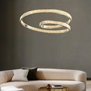 GobekUsa Crystal Chandelier LED Light Fixture, Luxury Decor Hanging Lamp, Modern Home Lighting
