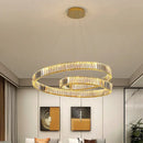 GobekUsa Crystal Chandelier LED Light Fixture, Luxury Decor Hanging Lamp, Modern Home Lighting