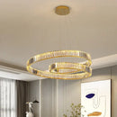 GobekUsa Crystal Chandelier LED Light Fixture, Luxury Decor Hanging Lamp, Modern Home Lighting