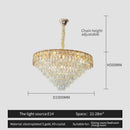 GobekUsa Crystal Chandelier LED Light Modern Luxury Designer for Main Living Room & Hotel
