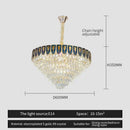 GobekUsa Crystal Chandelier LED Light Modern Luxury Designer for Main Living Room & Hotel