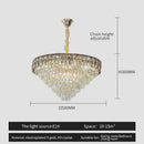 GobekUsa Crystal Chandelier LED Light Modern Luxury Designer for Main Living Room & Hotel