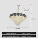 GobekUsa Crystal Chandelier LED Light Modern Luxury Designer for Main Living Room & Hotel
