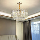 GobekUsa Crystal Chandelier LED Light: Modern Luxury Restaurant Hall Lighting