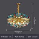 GobekUsa Crystal Chandelier LED Lighting Fixture for Dining Room & Kitchen Island