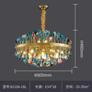 GobekUsa Crystal Chandelier LED Lighting Fixture for Dining Room & Kitchen Island