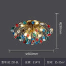 GobekUsa Crystal Chandelier LED Lighting Fixture for Dining Room & Kitchen Island