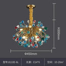 GobekUsa Crystal Chandelier LED Lighting Fixture for Dining Room & Kitchen Island