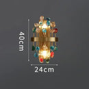 GobekUsa Crystal Chandelier LED Lighting Fixture for Dining Room & Kitchen Island
