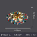 GobekUsa Crystal Chandelier LED Lighting Fixture for Dining Room & Kitchen Island