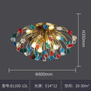 GobekUsa Crystal Chandelier LED Lighting Fixture for Dining Room & Kitchen Island