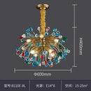 GobekUsa Crystal Chandelier LED Lighting Fixture for Dining Room & Kitchen Island