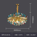 GobekUsa Crystal Chandelier LED Lighting Fixture for Dining Room & Kitchen Island