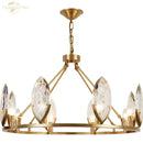 GobekUsa Crystal Chandelier LED Lighting Fixture for Luxurious Living Spaces