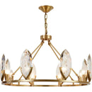 GobekUsa Crystal Chandelier LED Lighting Fixture for Luxurious Living Spaces