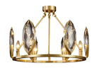 GobekUsa Crystal Chandelier LED Lighting Fixture for Luxurious Living Spaces