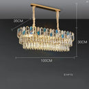 GobekUsa Crystal Chandelier LED Lighting for Living Room