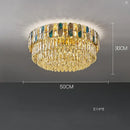GobekUsa Crystal Chandelier LED Lighting for Living Room
