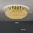 GobekUsa Crystal Chandelier LED Lighting for Living Room