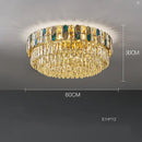 GobekUsa Crystal Chandelier LED Lighting for Living Room