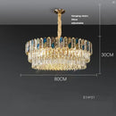GobekUsa Crystal Chandelier LED Lighting for Living Room