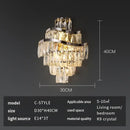GobekUsa Crystal Chandelier LED Lighting for Luxury Living Room, Bedroom, Dining Room