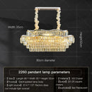GobekUsa Crystal Chandelier LED Lighting for Luxury Living Room, Bedroom, Dining Room