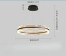 GobekUsa Crystal Chandelier LED Pendant Light 2023 New Nordic Living Room Bedroom Decor