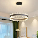 GobekUsa Crystal Chandelier LED Pendant Light 2023 New Nordic Living Room Bedroom Decor