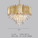 GobekUsa Crystal Chandelier LED Pendant Light Fixture for Luxury Living Room Décor