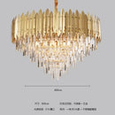 GobekUsa Crystal Chandelier LED Pendant Light Fixture for Luxury Living Room Décor