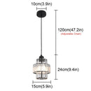 GobekUsa Crystal Chandelier LED Pendant Light for Modern Home Decor