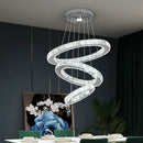 GobekUsa Crystal Chandelier LED Pendant Lighting for Living Room