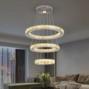 GobekUsa Crystal Chandelier LED Pendant Lighting for Living Room
