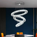 GobekUsa Crystal Chandelier LED Pendant Lighting for Living Room