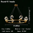 GobekUsa Crystal Chandelier LED Pendant Lights for Modern Nordic Home Decor