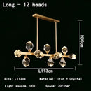 GobekUsa Crystal Chandelier LED Pendant Lights High-end Nordic Modern Style Indoor Lighting