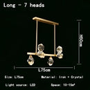 GobekUsa Crystal Chandelier LED Pendant Lights High-end Nordic Modern Style Indoor Lighting
