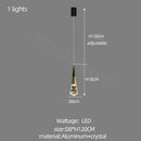 GobekUsa Crystal Chandelier LED Staircase Lamp for Elegant Living Room, Kitchen, and Restaurant